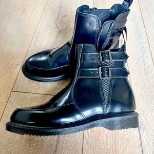 Brand New (no box) Dr. Martens Flora II Buckle Women's Chelsea Boot
